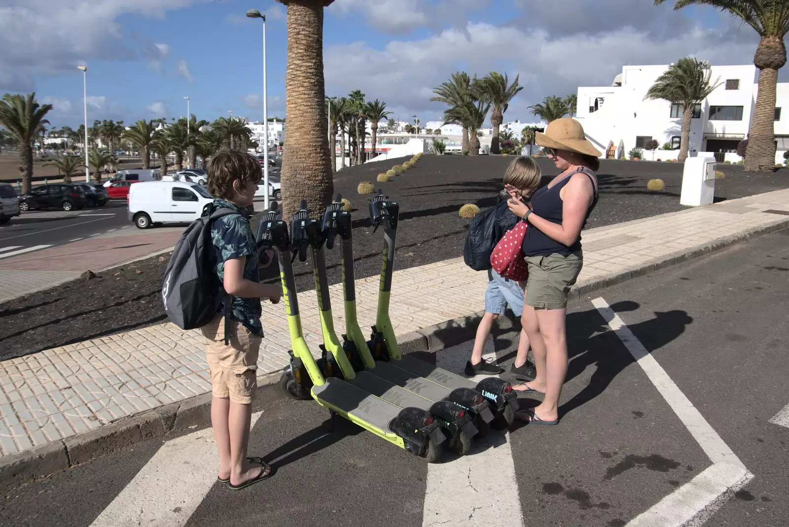 We find more scooters to hire, from Five Days in Lanzarote, Canary Islands, Spain - 24th October 2021