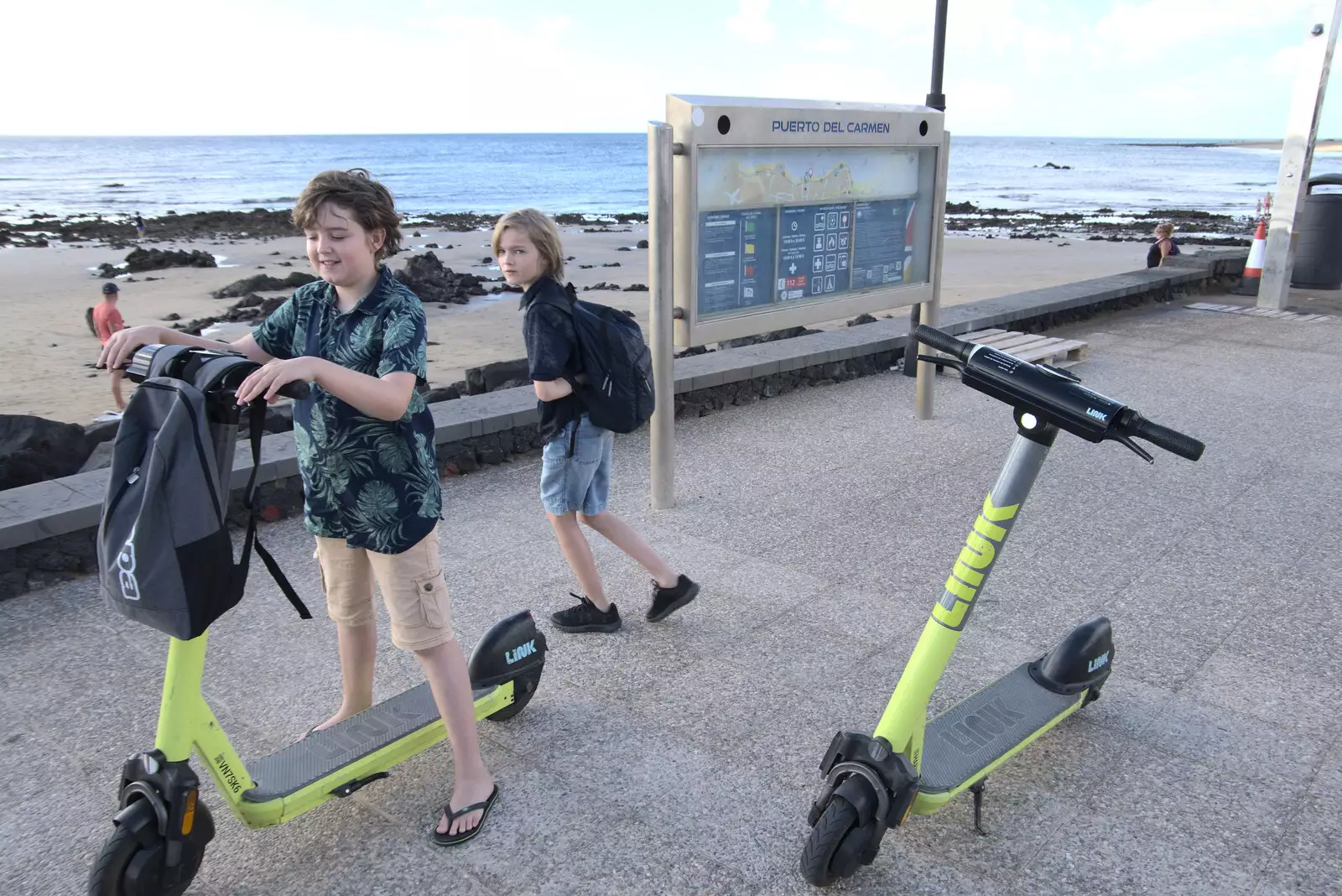 Harry and Fred, from Five Days in Lanzarote, Canary Islands, Spain - 24th October 2021