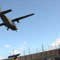 2021 An army cargo plane comes in to land