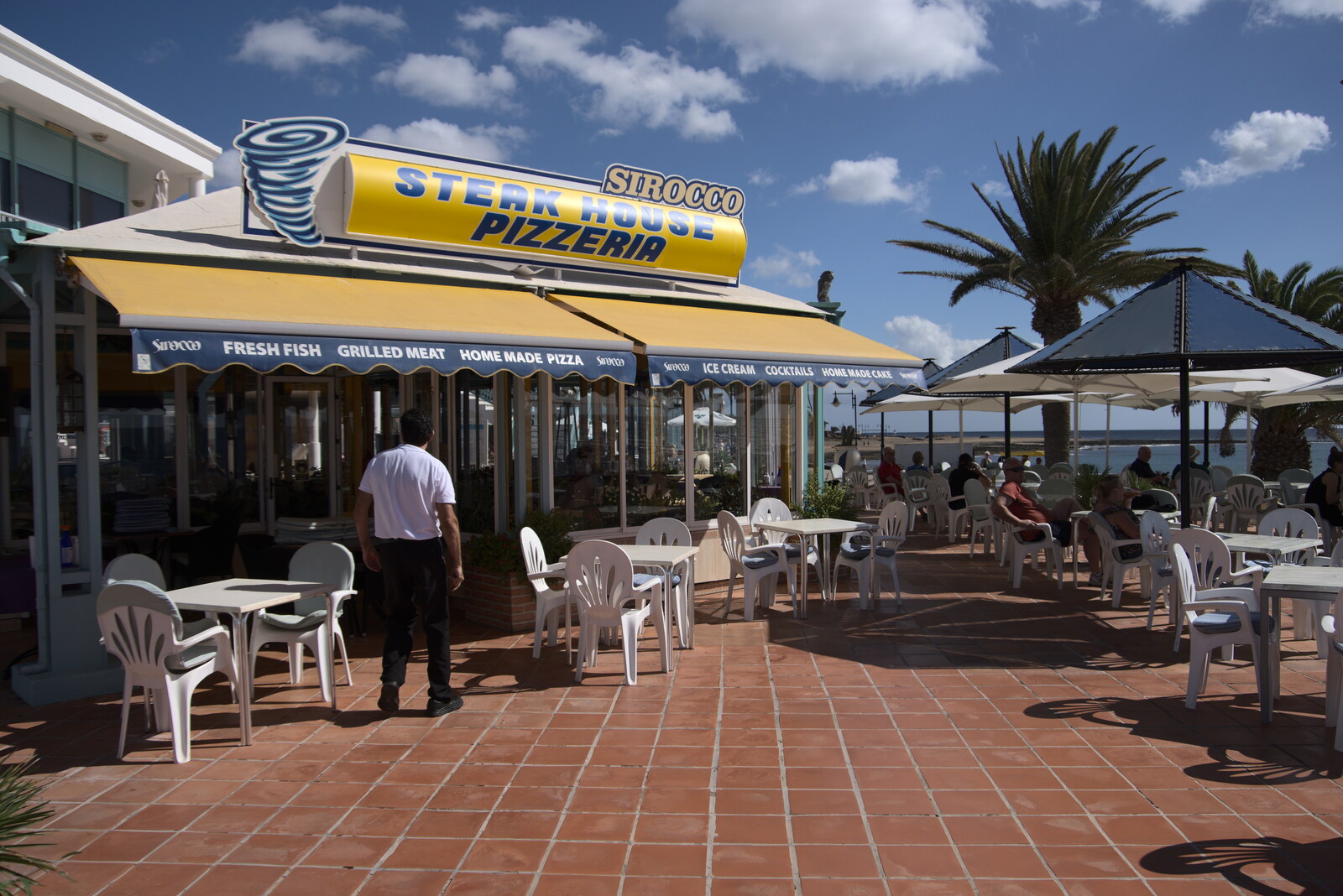 The Sirocco Steak House Pizzeria from Five Days in Lanzarote, Canary Islands, Spain - 24th October 2021
