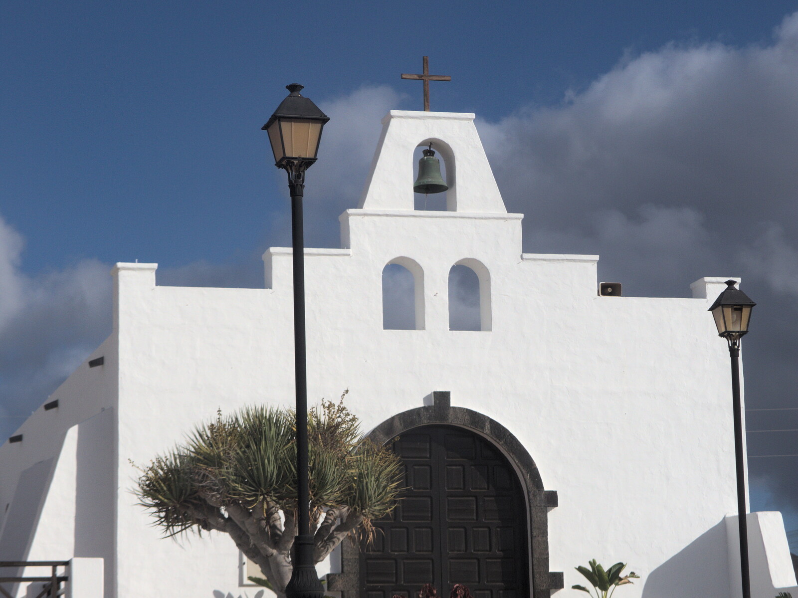 A church and its bell from The Volcanoes of Lanzarote, Canary Islands, Spain - 27th October 2021