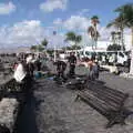 Fred's diving gang get rugged up, The Volcanoes of Lanzarote, Canary Islands, Spain - 27th October 2021