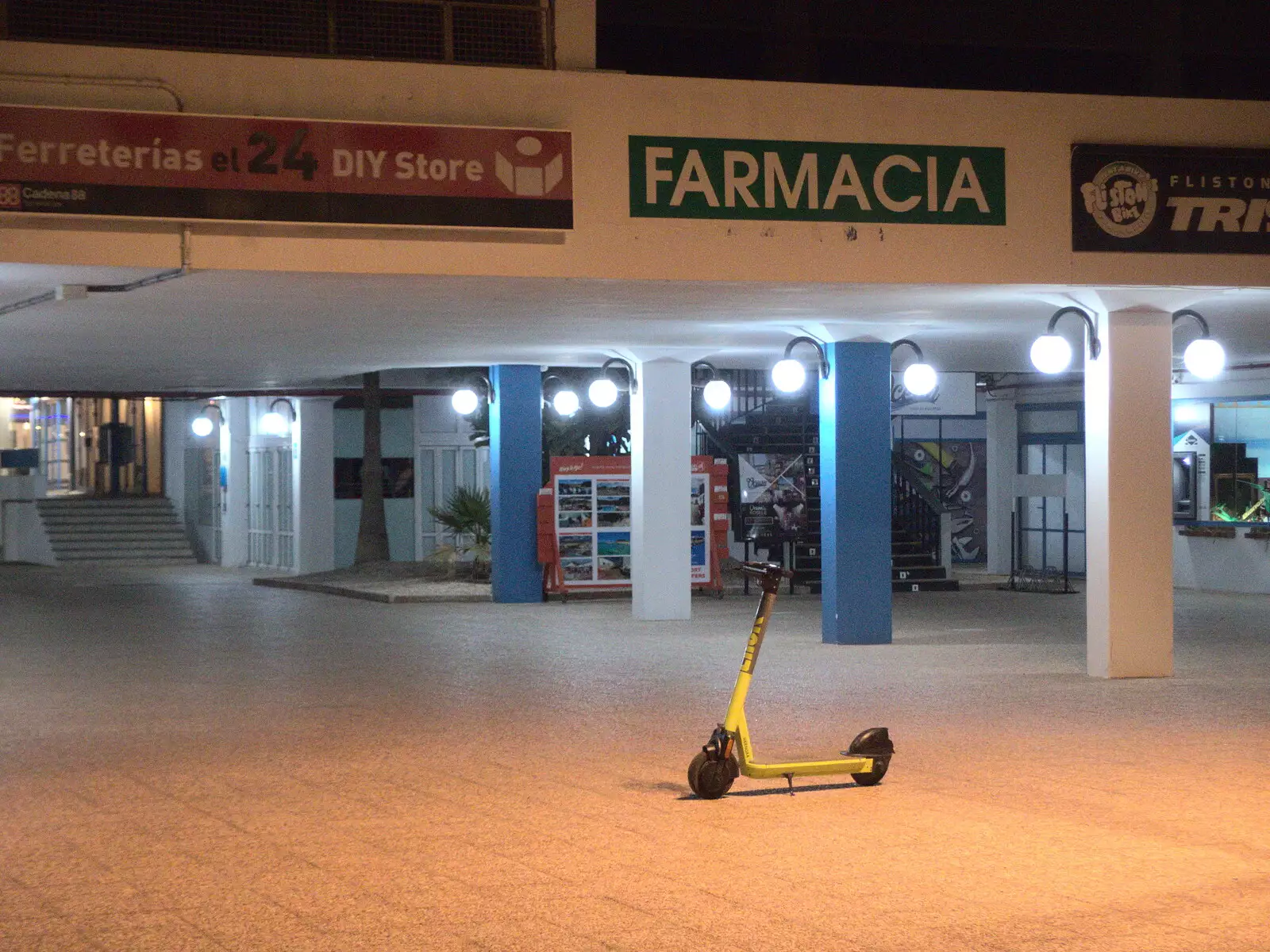 An abandoned Link scooter, from The Volcanoes of Lanzarote, Canary Islands, Spain - 27th October 2021