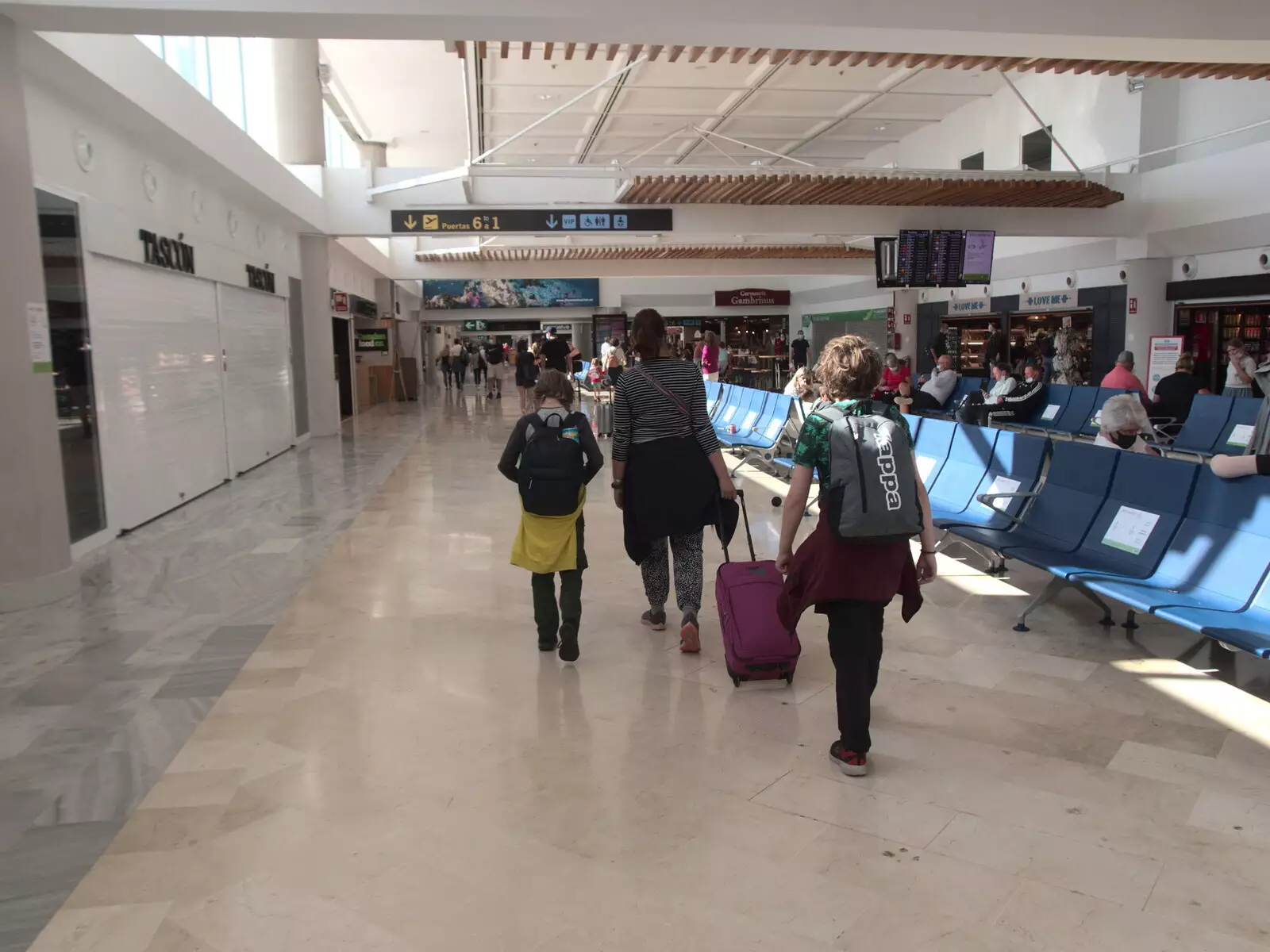 At Arecife airport, from The Volcanoes of Lanzarote, Canary Islands, Spain - 27th October 2021