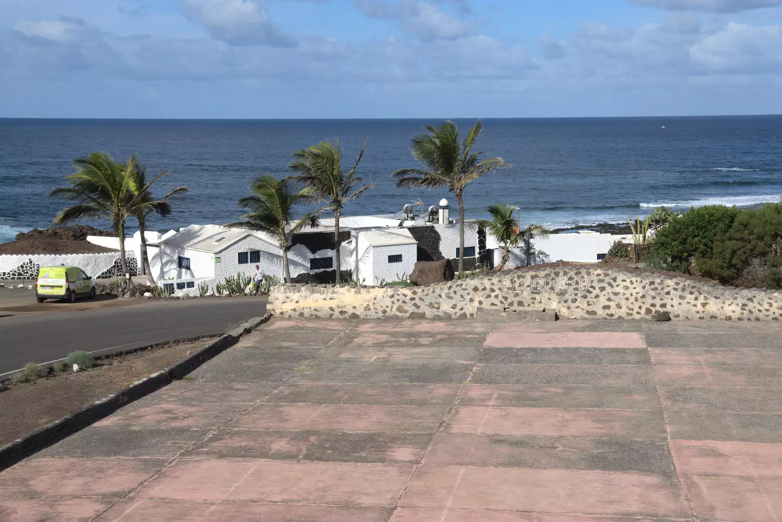 El Golfo, on the west coast, from The Volcanoes of Lanzarote, Canary Islands, Spain - 27th October 2021