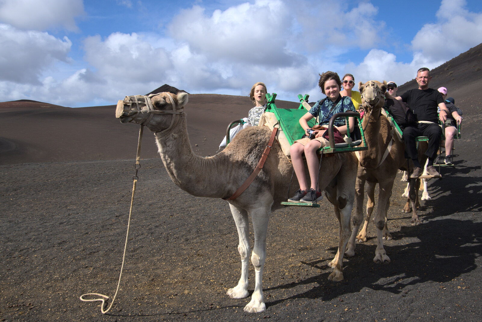 A family photo from The Volcanoes of Lanzarote, Canary Islands, Spain - 27th October 2021