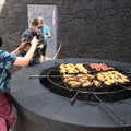 Food cooks over actual volcanic hot rocks, The Volcanoes of Lanzarote, Canary Islands, Spain - 27th October 2021