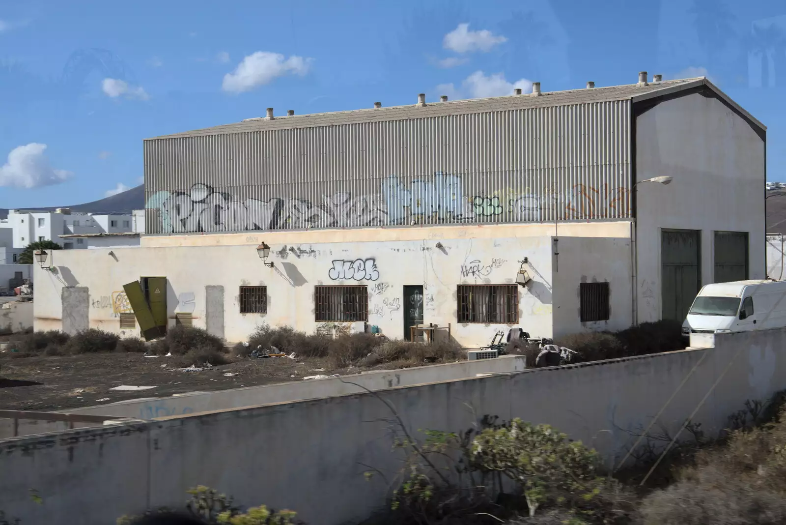 A derelict warehouse, from The Volcanoes of Lanzarote, Canary Islands, Spain - 27th October 2021