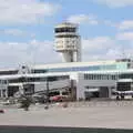 The control tower at Arrecife airport, The Volcanoes of Lanzarote, Canary Islands, Spain - 27th October 2021