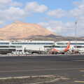 Volcanoes behind the airport, The Volcanoes of Lanzarote, Canary Islands, Spain - 27th October 2021