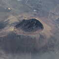 A cool view of a volcano crater, The Volcanoes of Lanzarote, Canary Islands, Spain - 27th October 2021