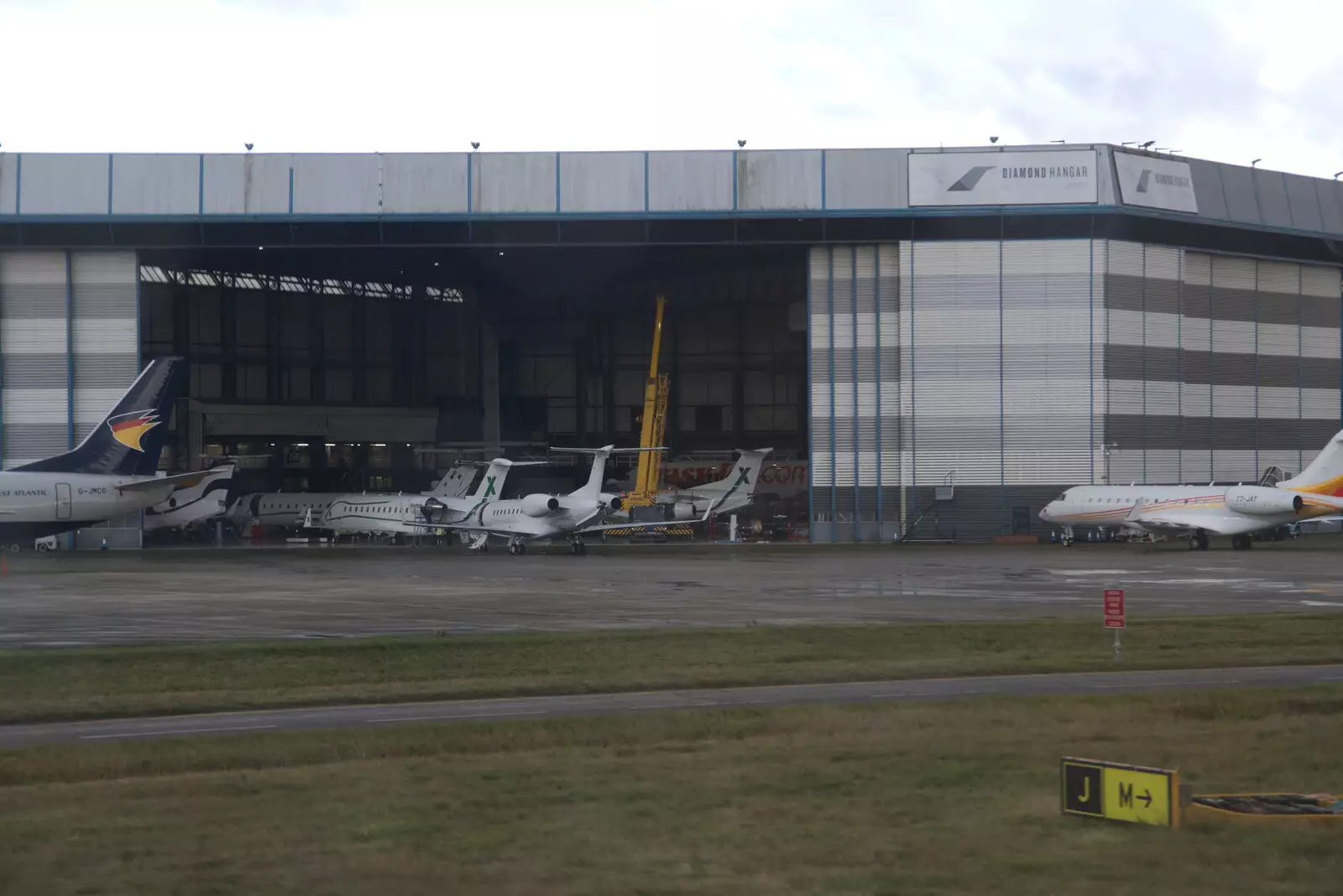 Maintenance in the Diamond Hangar, from The Volcanoes of Lanzarote, Canary Islands, Spain - 27th October 2021