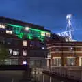 There's a football match on at Portman Road, A New Playground and Container Mountain, Eye, Suffolk - 7th November 2021