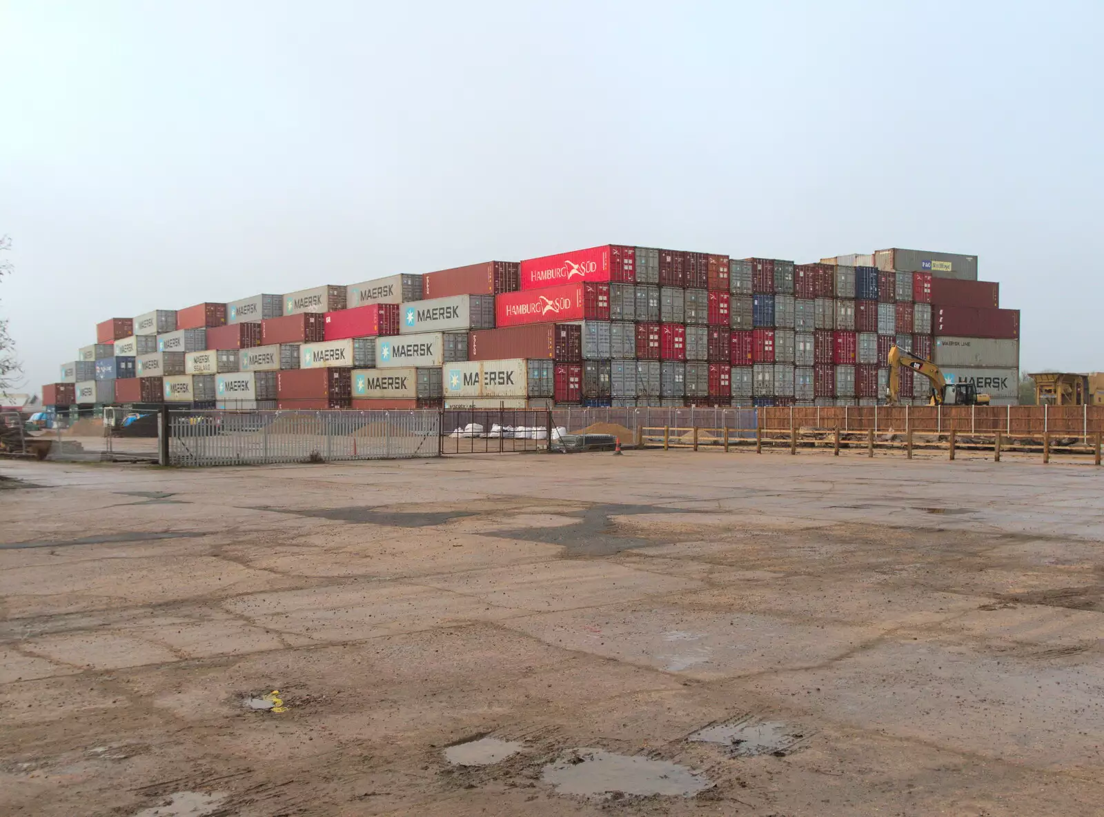 The container mountain has grown, from A New Playground and Container Mountain, Eye, Suffolk - 7th November 2021