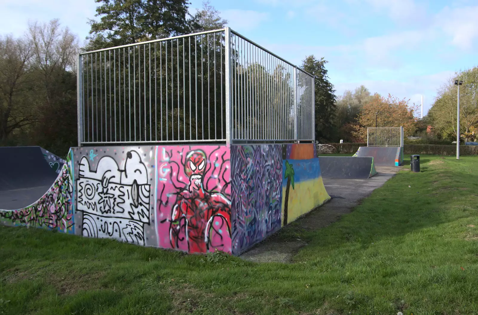 Snoopy graffiti, from A New Playground and Container Mountain, Eye, Suffolk - 7th November 2021