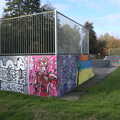 Snoopy graffiti, A New Playground and Container Mountain, Eye, Suffolk - 7th November 2021