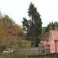 There's some tree surgery down the road, A New Playground and Container Mountain, Eye, Suffolk - 7th November 2021