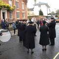 The Salvation Army band plays, The GSB and Remembrance Day Parades, Eye and Botesdale, Suffolk - 14th November 2021