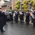 The Salvation Army Band continues playing, The GSB and Remembrance Day Parades, Eye and Botesdale, Suffolk - 14th November 2021