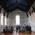 Inside the renovated Town Hall, The GSB and Remembrance Day Parades, Eye and Botesdale, Suffolk - 14th November 2021