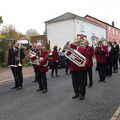 The GSB in formation, more or less, The GSB and Remembrance Day Parades, Eye and Botesdale, Suffolk - 14th November 2021