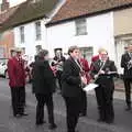 We overshoot the end of the march a bit, The GSB and Remembrance Day Parades, Eye and Botesdale, Suffolk - 14th November 2021