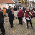 The band after the gig, The GSB and Remembrance Day Parades, Eye and Botesdale, Suffolk - 14th November 2021