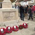 The wreaths of Botesdale, The GSB and Remembrance Day Parades, Eye and Botesdale, Suffolk - 14th November 2021