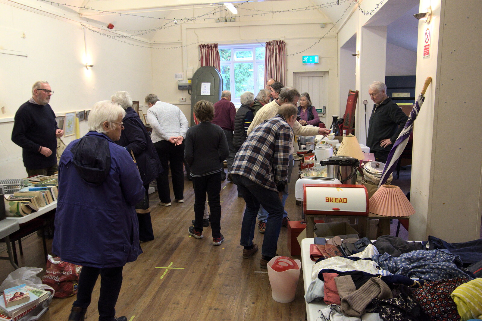 There's a jumble sale in the village hall from Norwich Lights and a Village Hall Jumble Sale, Brome, Suffolk - 20th November 2021