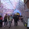 The Norwich light tunnel, Norwich Lights and a Village Hall Jumble Sale, Brome, Suffolk - 20th November 2021