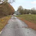 An old bit of A140 has become a cycle lane, The Eye Lights Switch On, Eye, Suffolk - 3rd December 2021