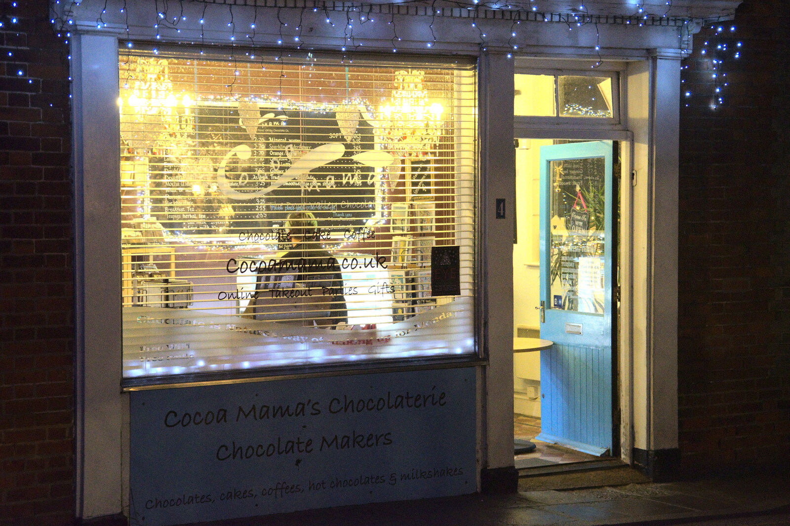 The awesome Cocoa Mama chocolate shop from The Eye Lights Switch On, Eye, Suffolk - 3rd December 2021