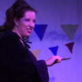 Suzanne plays an evil witch, Dove Players' Trouble in Pantoland, Eye Community Centre, Suffolk - 11th December 2021