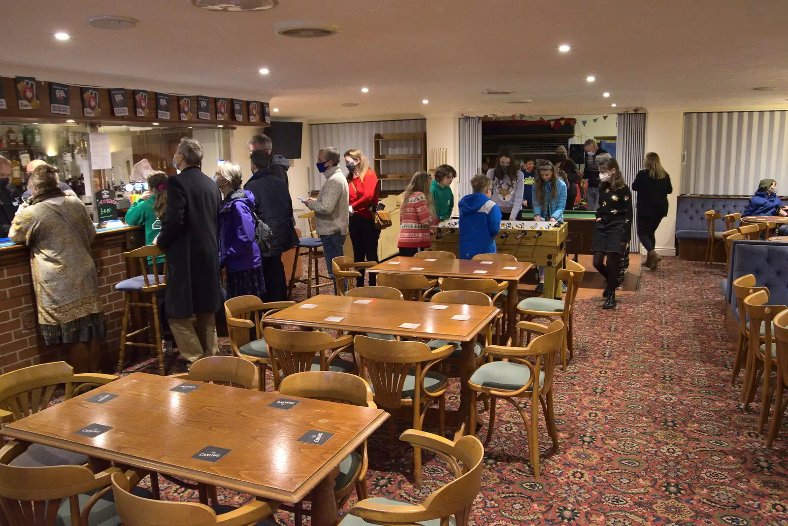 The Community Centre on the Town Moors, from Dove Players' Trouble in Pantoland, Eye Community Centre, Suffolk - 11th December 2021