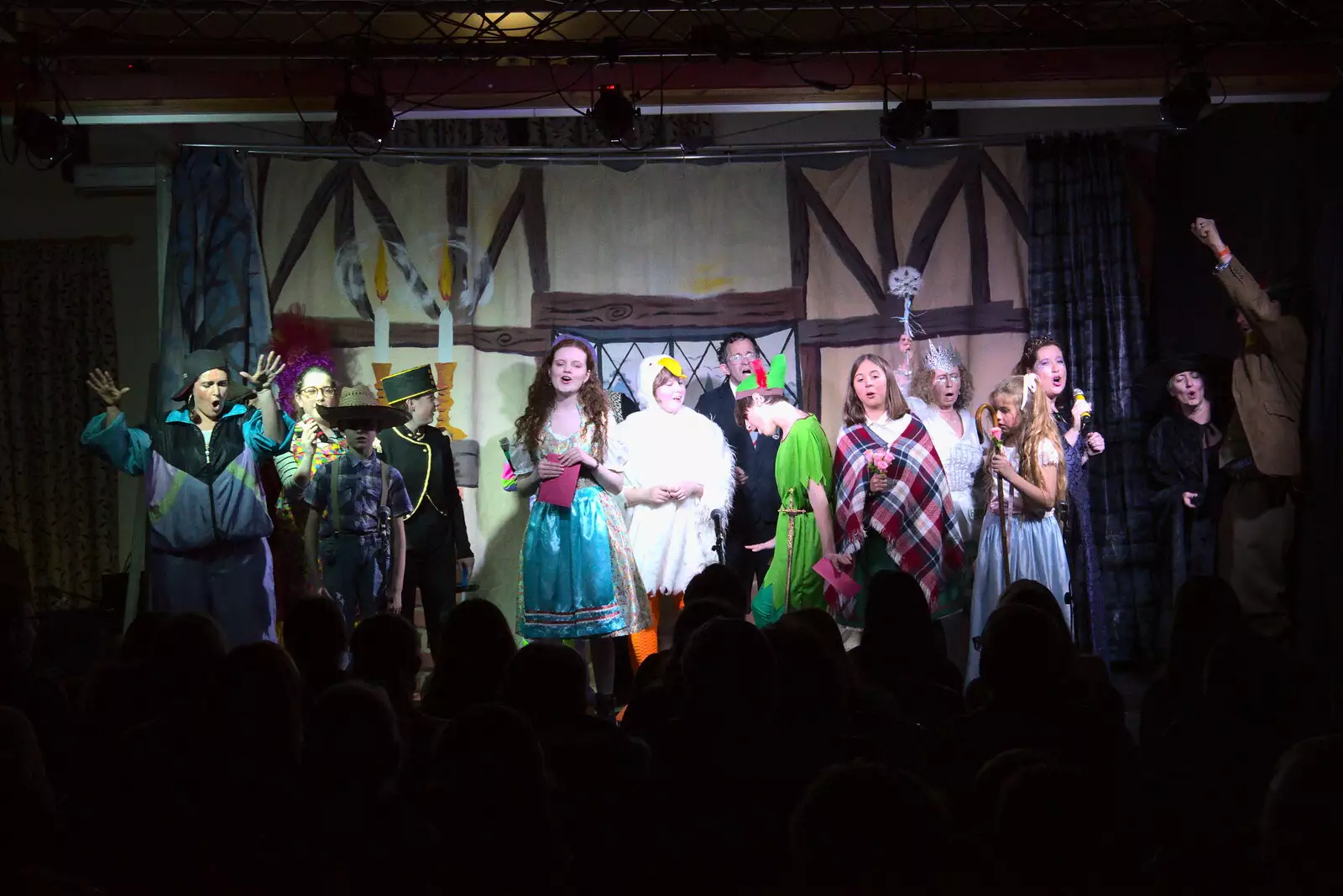 More spirited hoofing on stage, from Dove Players' Trouble in Pantoland, Eye Community Centre, Suffolk - 11th December 2021