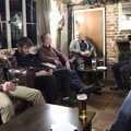 The lads meet up at the Thorndon Black Horse, GSB Carols and Beer With the Lads, Thornham and Thorndon, Suffolk  - 18th December 2021