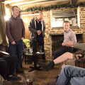 Wavy shows his legs off, GSB Carols and Beer With the Lads, Thornham and Thorndon, Suffolk  - 18th December 2021