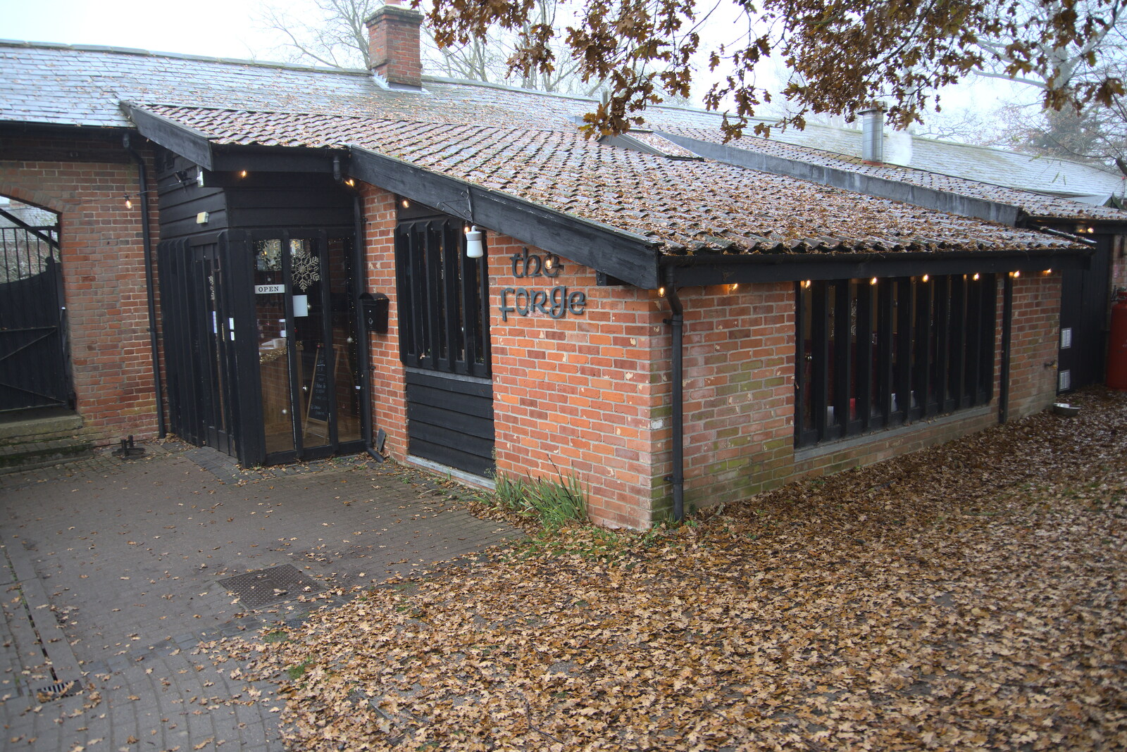 The Forge Café from A Return to Thornham Walks, Thornham, Suffolk - 19th December 2021