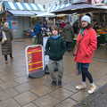 Fred bends his legs for some reason, Scooters and a Bit of Christmas Shopping, Eye and Norwich, Norfolk - 23rd December 2021