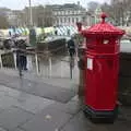 A replica Penfold mailbox on St Peter's Street, Scooters and a Bit of Christmas Shopping, Eye and Norwich, Norfolk - 23rd December 2021