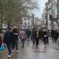 Gentleman's Walk is reasonably busy, Scooters and a Bit of Christmas Shopping, Eye and Norwich, Norfolk - 23rd December 2021