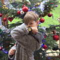 Harry shows off his new Harry Potter watch, Christmas Day at Home, Brome, Suffolk - 25th December 2021