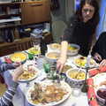 Christmas dinner occurs, Christmas Day at Home, Brome, Suffolk - 25th December 2021