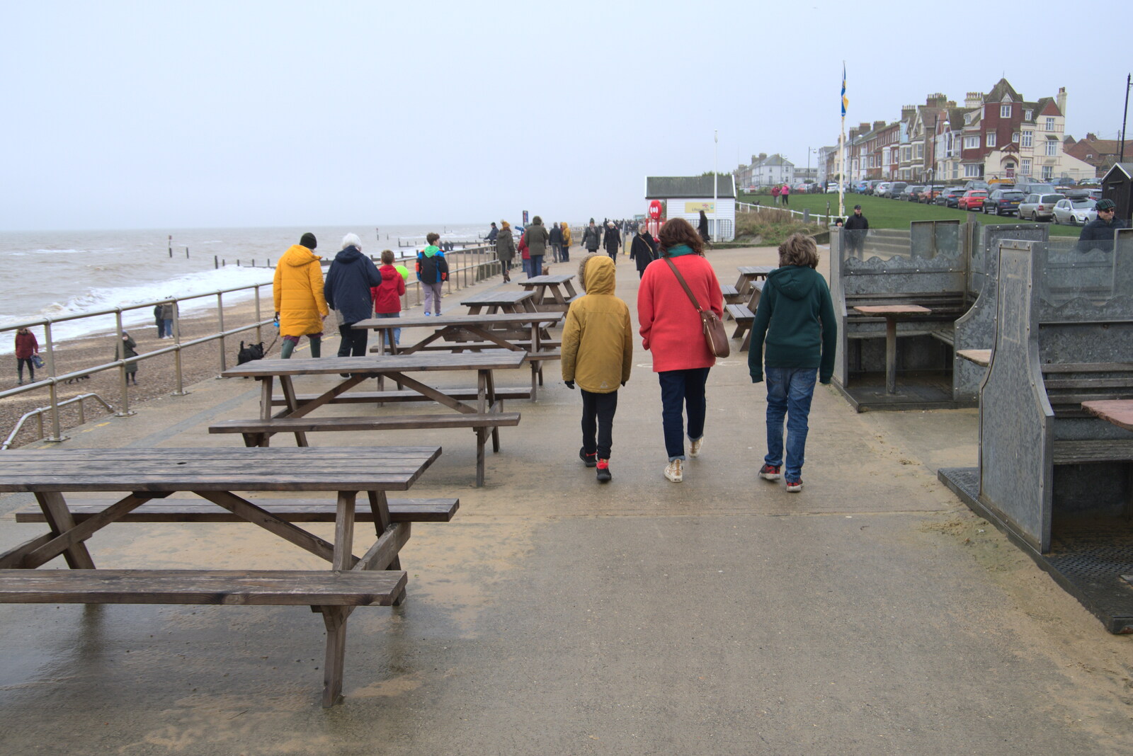 We walk along the pier from A Few Hours at the Seaside, Southwold, Suffolk - 27th December 2021