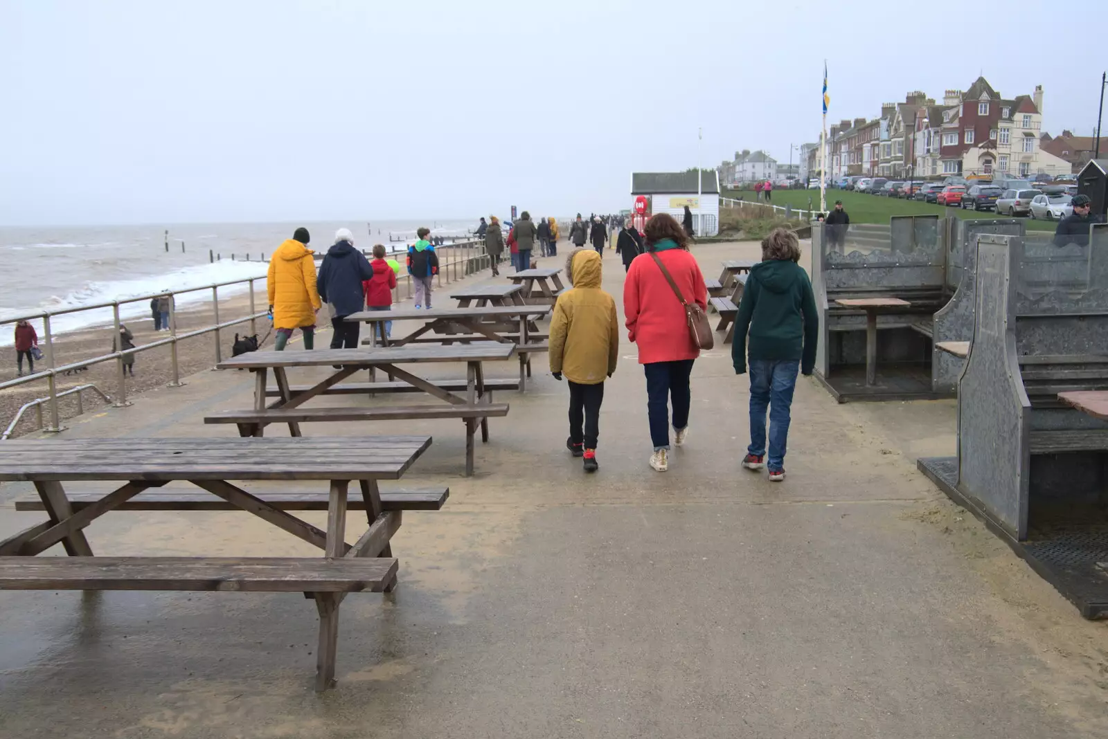 We walk along the pier, from A Few Hours at the Seaside, Southwold, Suffolk - 27th December 2021