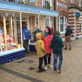 We pause outside Southwold Books, A Few Hours at the Seaside, Southwold, Suffolk - 27th December 2021