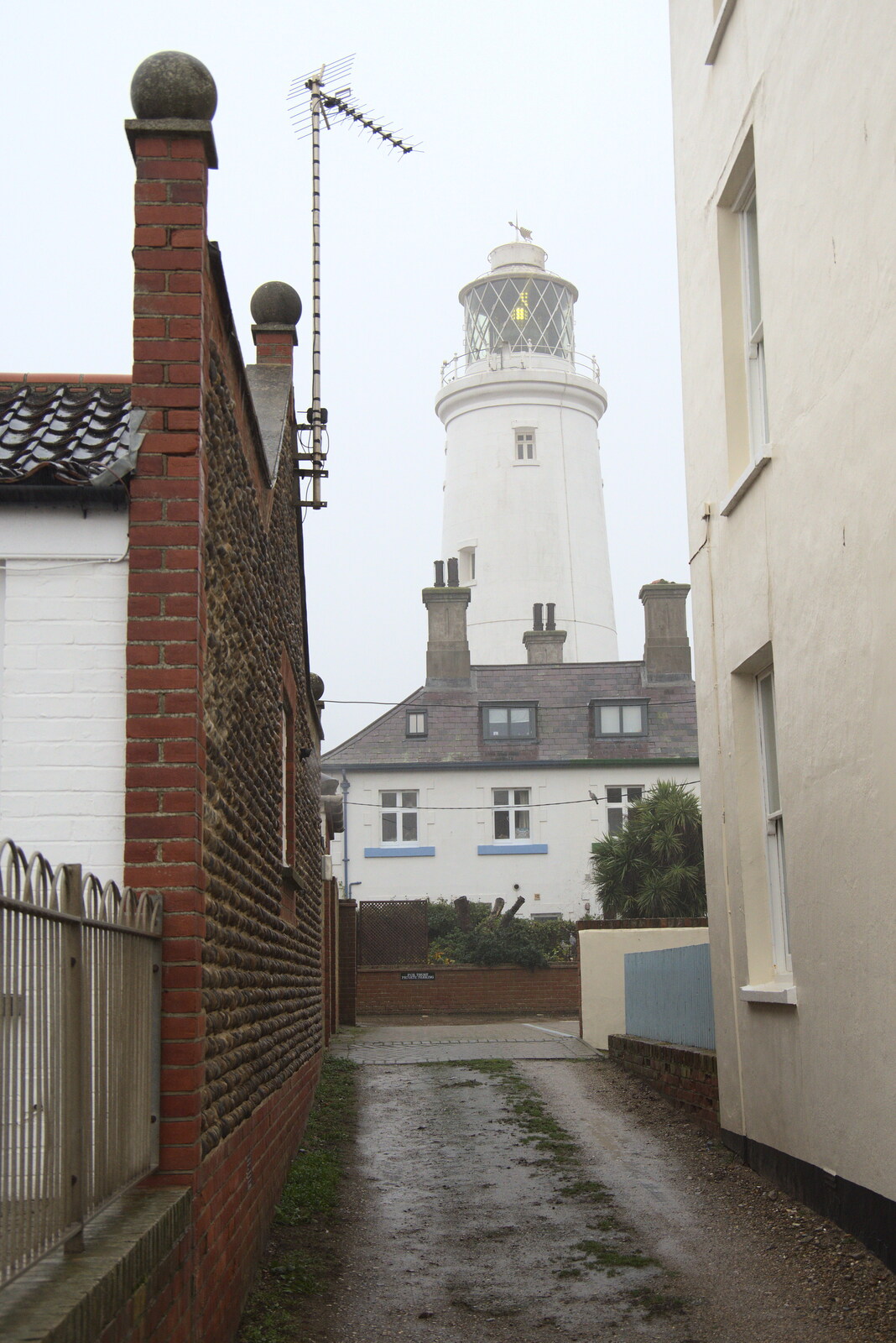 A different view of the lightbouse from A Few Hours at the Seaside, Southwold, Suffolk - 27th December 2021