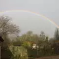 There's a rainbow over the Oaksmere, New Year's Day, Brome, Suffolk - 1st January 2022