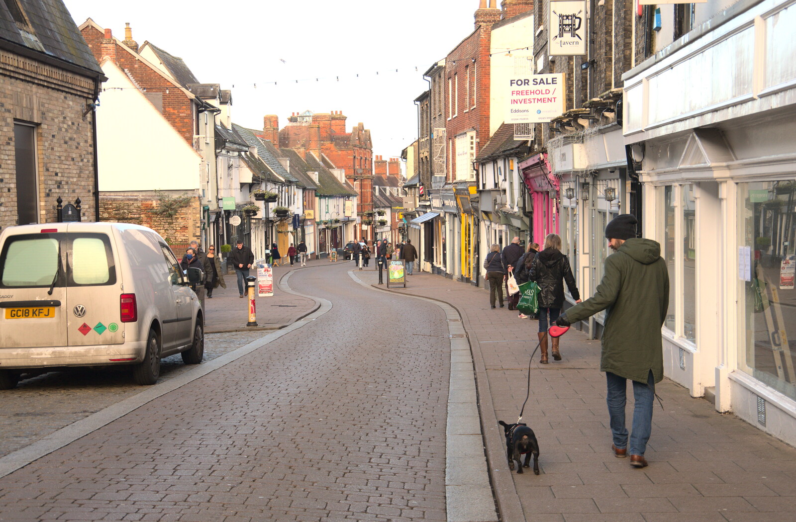St. John's Street from A Few Hours in Bury St. Edmunds, Suffolk - 3rd January 2022