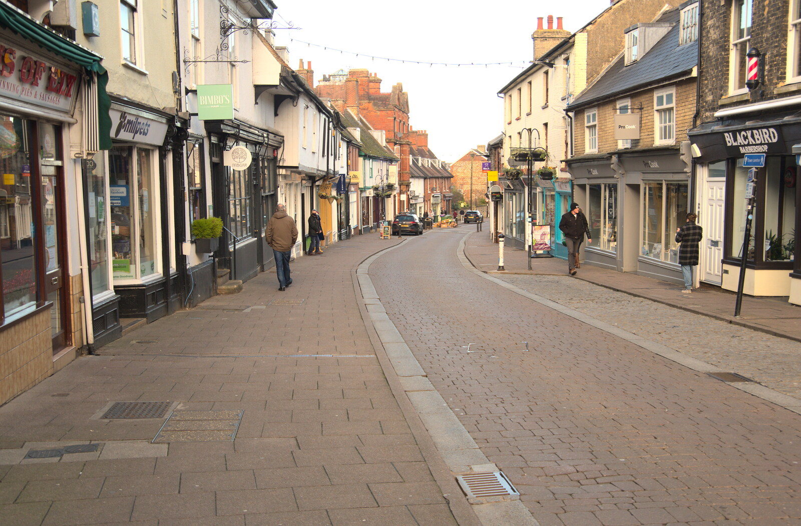 Further along St. John's Street from A Few Hours in Bury St. Edmunds, Suffolk - 3rd January 2022